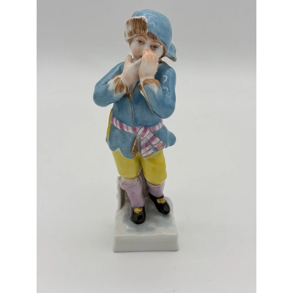 KPM Berlin porcelain figurine March/Aquarius zodiac Friedrich Elias Meyer 1775